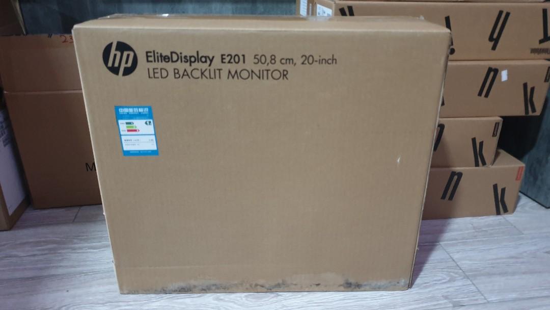 Monitor LCD HP Elitedisplay 20" E201 LED VGA/DVI/DISPLAY PORT 16:9  Nuovi Scatola originale - H2204222S